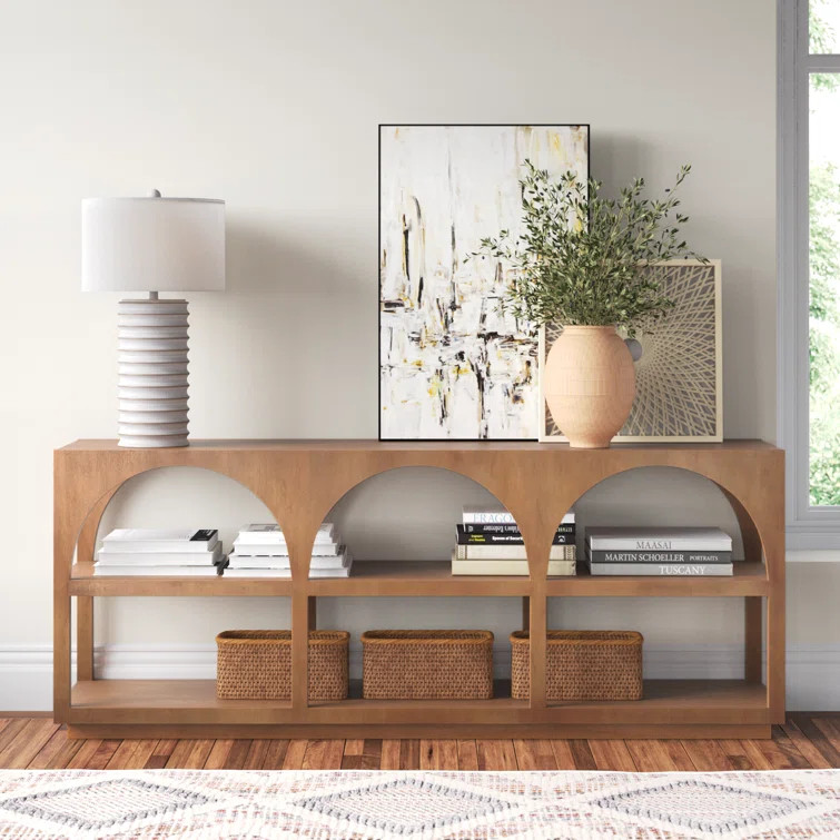 Bloomdale Solid Wood Top Console Table | Wayfair North America