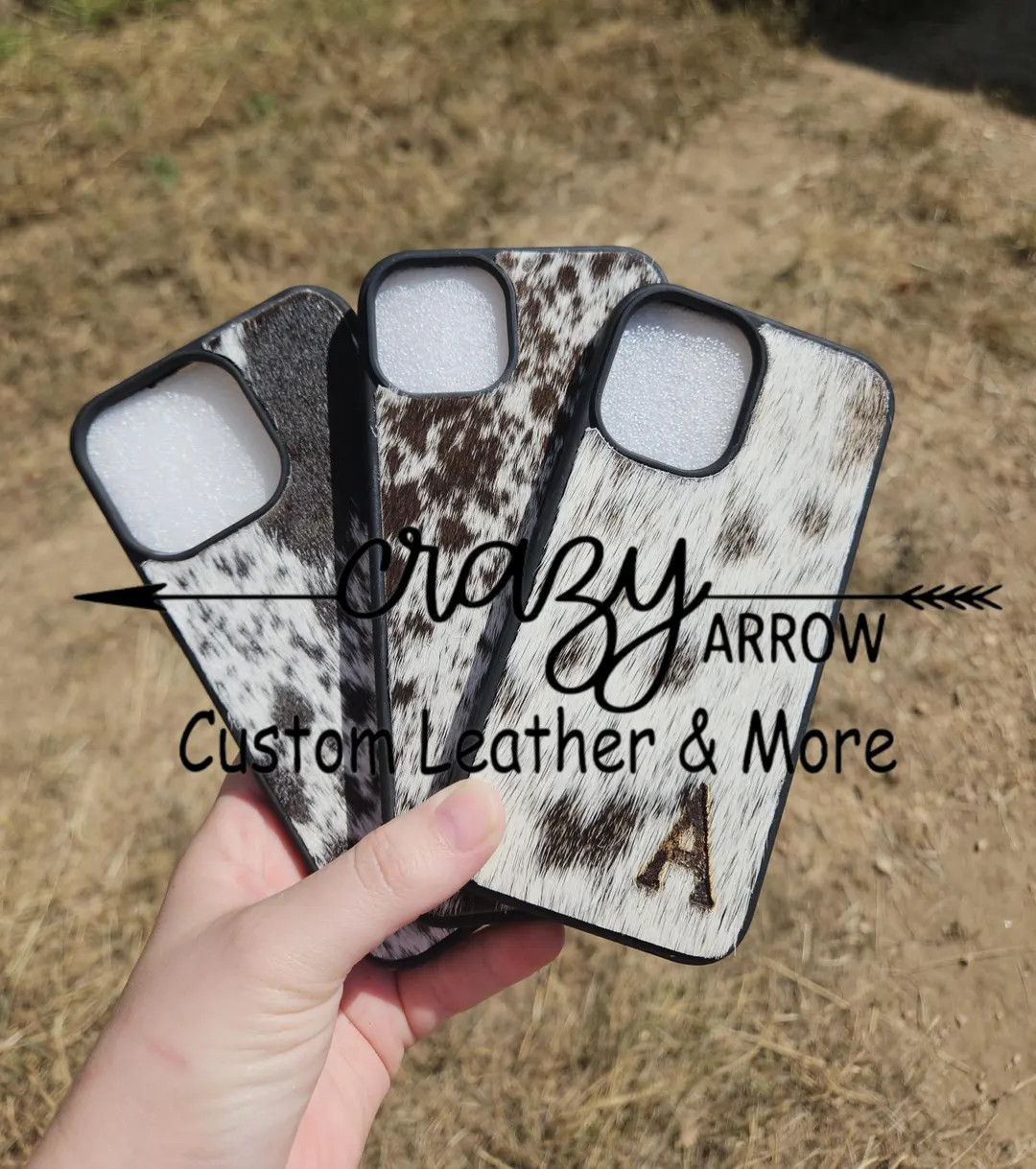 Cowhide Phone Case | Etsy (US)
