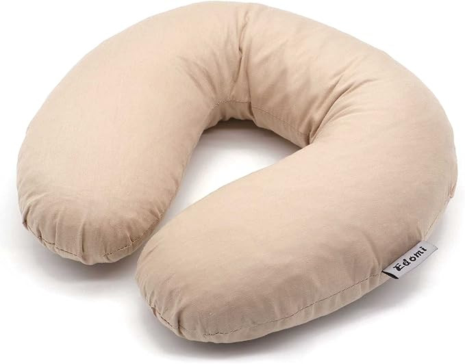 Buckwheat Neck Pillow for Sleeping U Shaped Pillow Cooling Travel Head Support Pillow for Neck Pa... | Amazon (US)