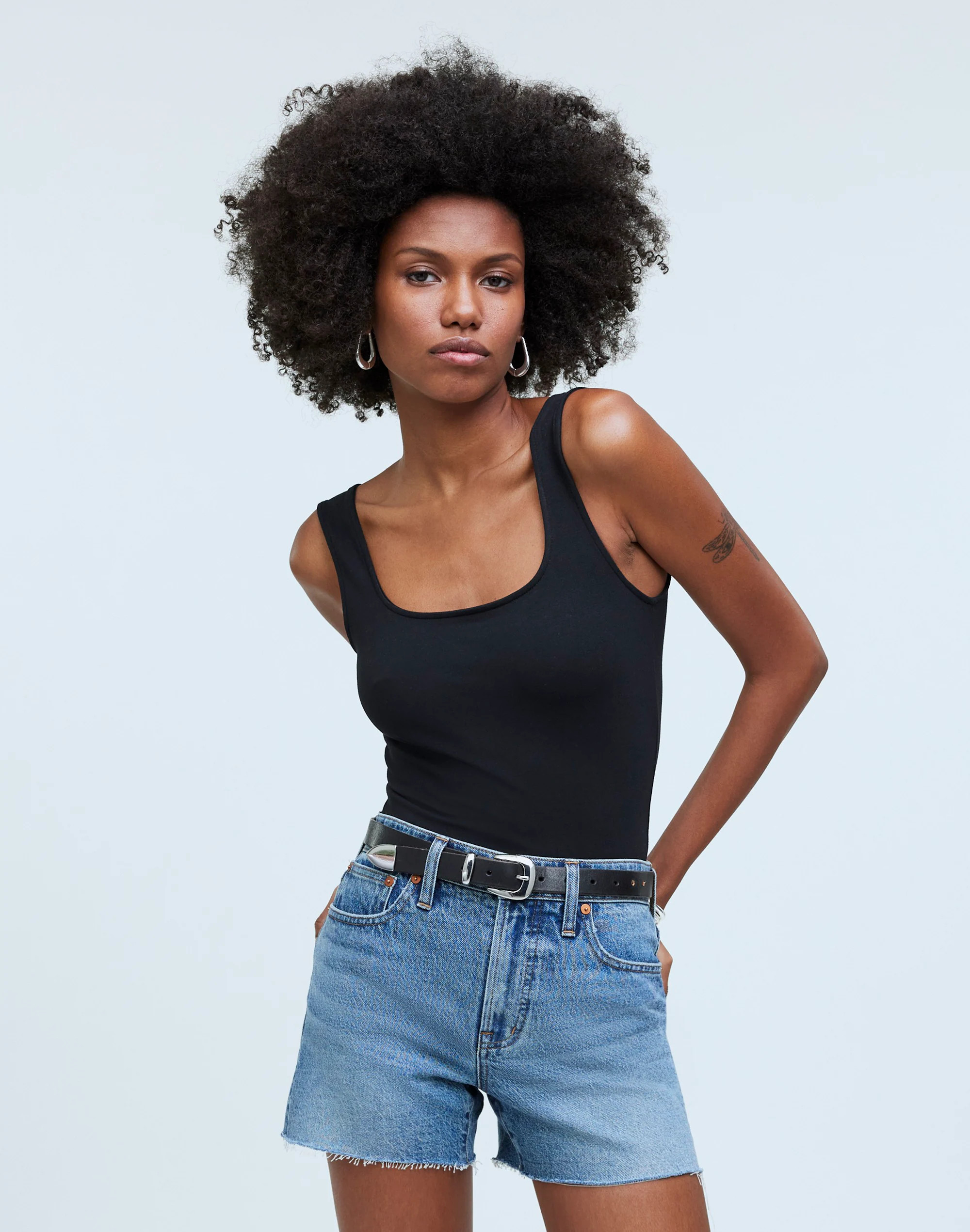 The Perfect Vintage Short in Dewberry Wash | Madewell