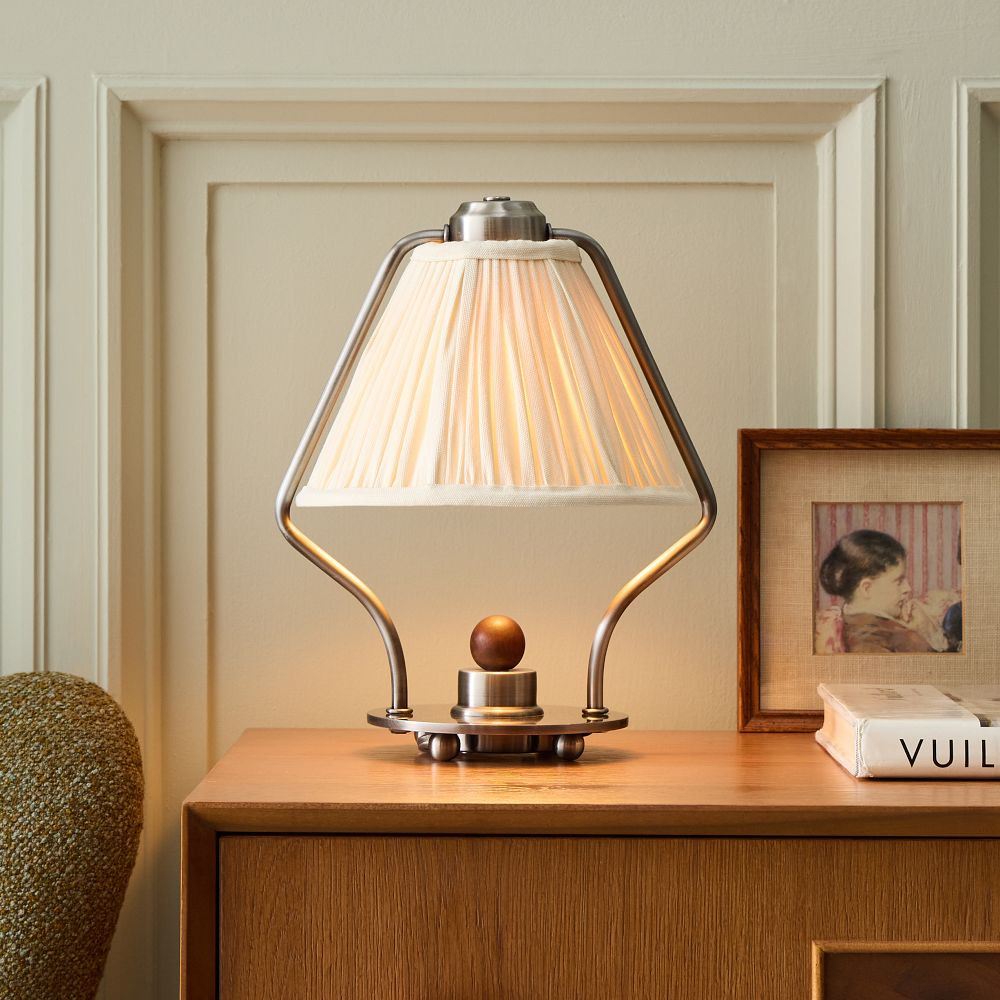 Pierce & Ward Petite Metal Table Lamp (13") | West Elm (US)
