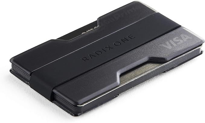 Radix One Slim Wallet (Smoke/Black) - Minimalist Ultralight Thin Polycarbonate Money Clip | Amazon (US)