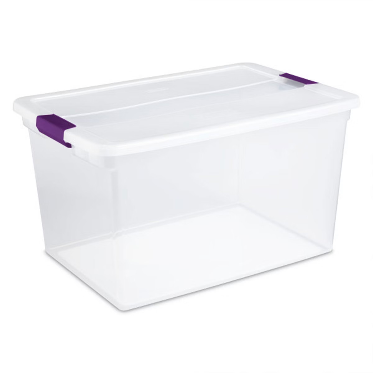 Sterilite 66 Qt ClearView Latch Storage Box, Stackable Bin with Latching Lid, Plastic Container t... | Target