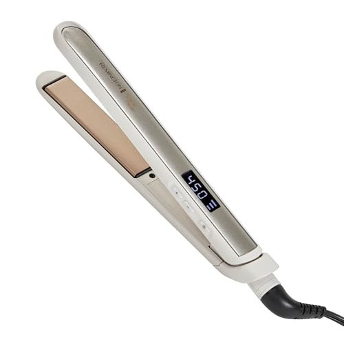 Remington Shine Therapy 1 inch Hair Straightener Iron, Flat Iron Infused with Argan Oil & Keratin, Professional Ceramic Flat Iron for Less Frizz, Shines and Smooth, Styling Tools | Amazon (US)