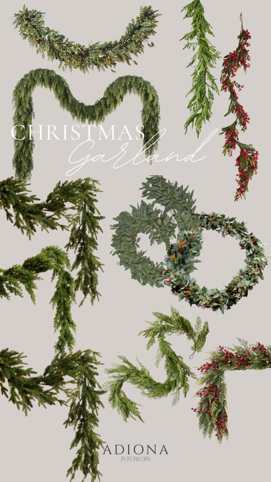 Christmas decor

Garland, Christmas garland, holiday decor 

#LTKSeasonal #LTKHome #LTKHoliday