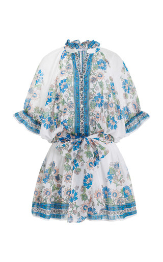 Rose-Print Cotton Dress | Moda Operandi (Global)