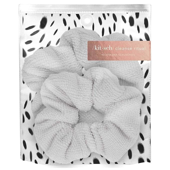 Kitsch Ultra Soft Microfiber Hair Drying Scrunchies for Frizz Free, Heatless Hair Drying, Towel S... | Amazon (US)