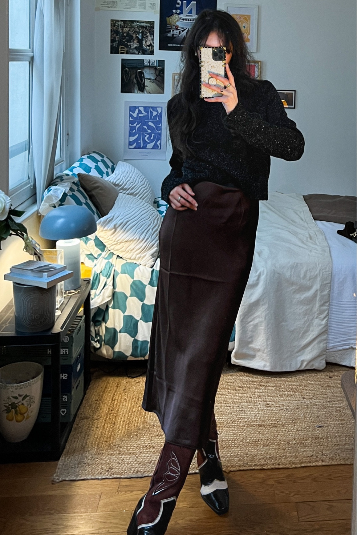 Long satin skirt 

#LTKfit #LTKSeasonal #LTKunder50