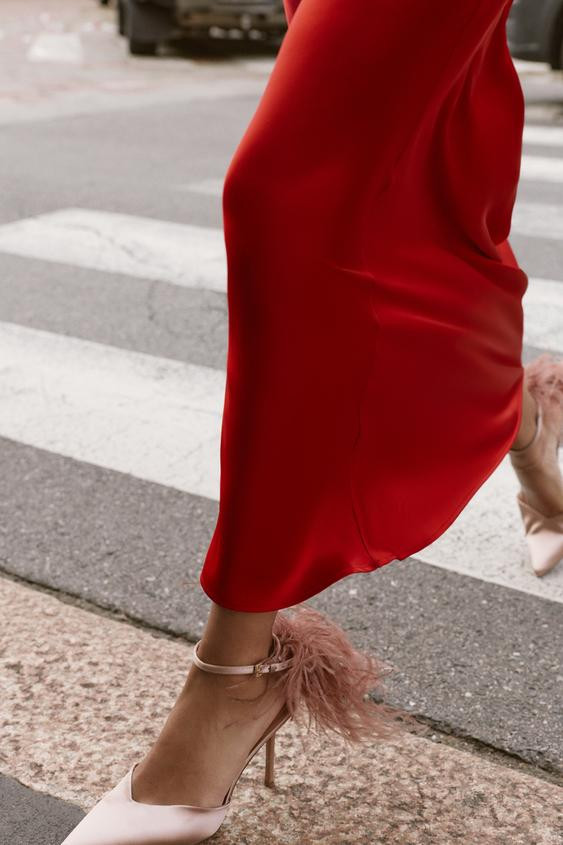 FEATHER HEELED SHOES | Zara US