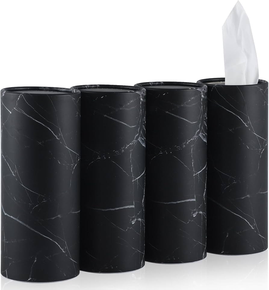 SINGARO Tissue Holder, 4 Pack Car Cup Holder Facial Tissues with Travel Tissue Bag, Quick and Con... | Amazon (US)