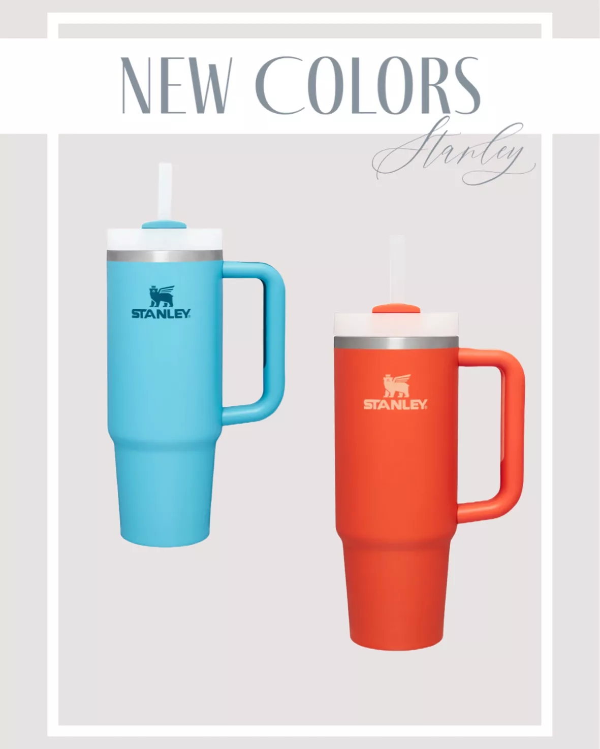 The viral Stanley tumbler comes in 2 new glossy colors and finishes