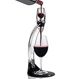 Vinturi Deluxe Essential Red Wine Pourer and Decanter Tower Stand Set Easily and Conveniently Aerate | Amazon (US)