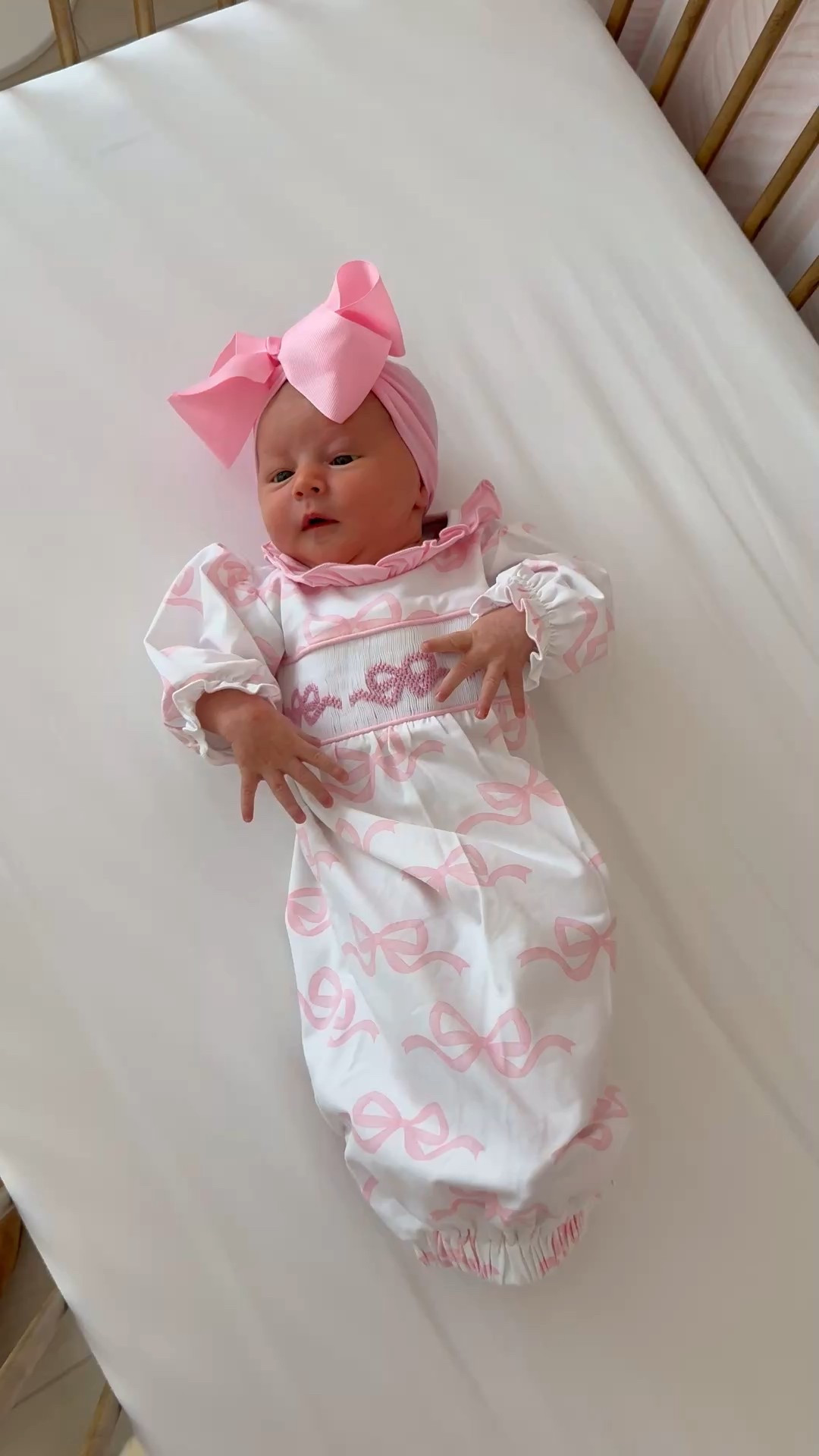 Pink bow newborn gown
Amazon baby bows
Smocked flamingo
5 days old


#LTKFindsUnder100 #LTKBaby #LTKFindsUnder50