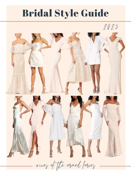 Calling all 2023 Brides! Check out these dresses for all of your courthouse wedding, bridal shower and rehearsal dinner needs! 

#LTKwedding #LTKstyletip #LTKFind