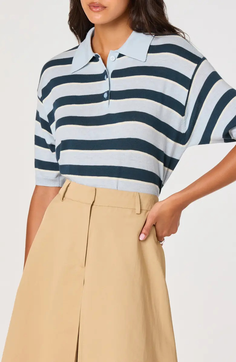 Scottie Stripe Knit Polo | Nordstrom