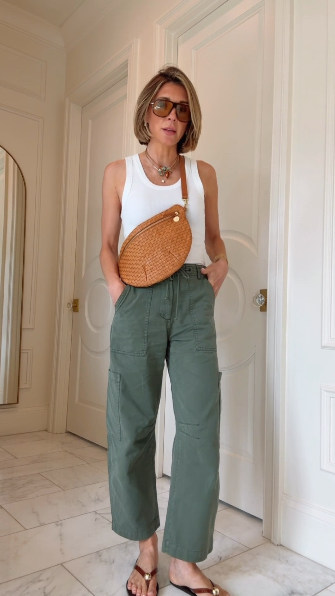 A casual summer look with these pants that I’ve been loving.

#LTKsummer #LTKstyletip