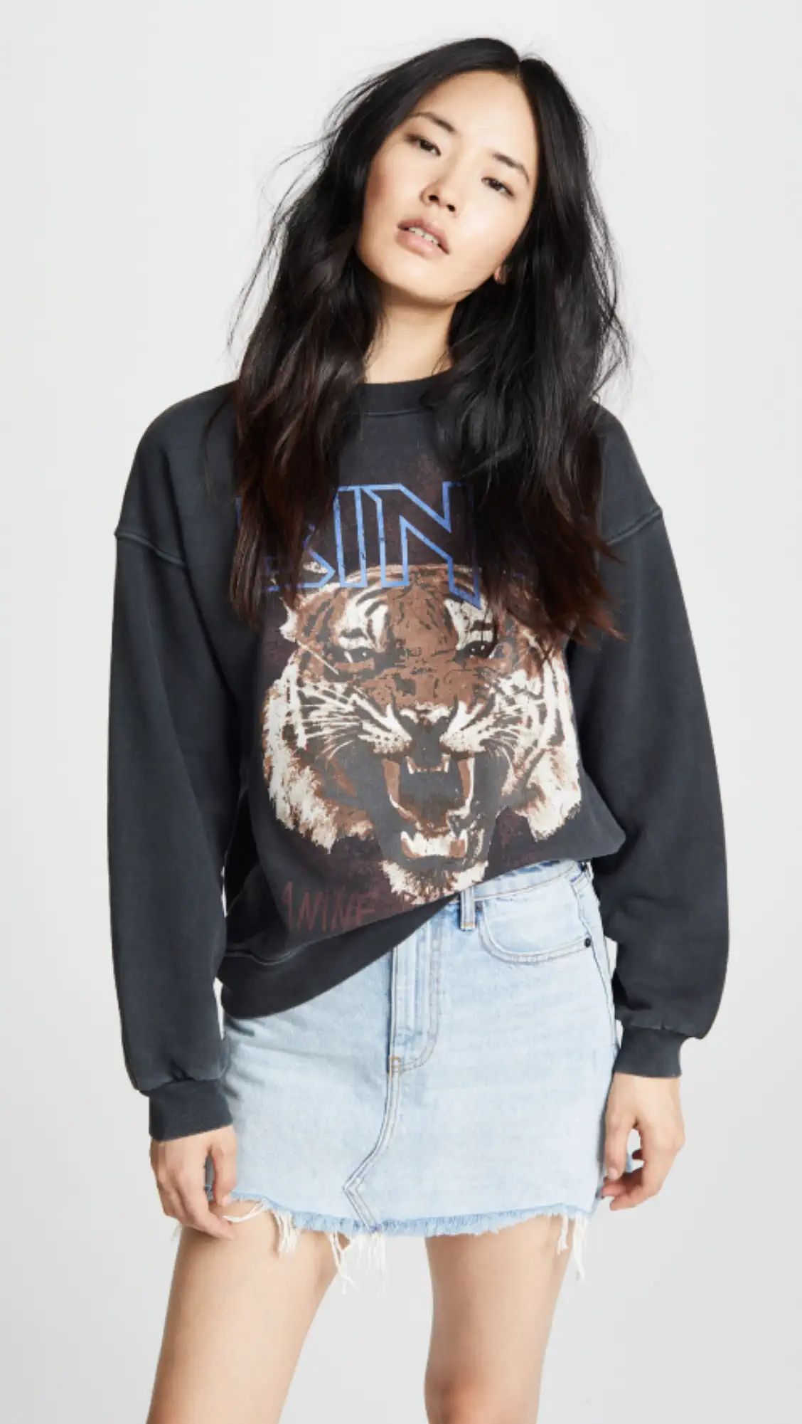 ANINE BING Tiger Sweatshirt | Shopbop | Shopbop