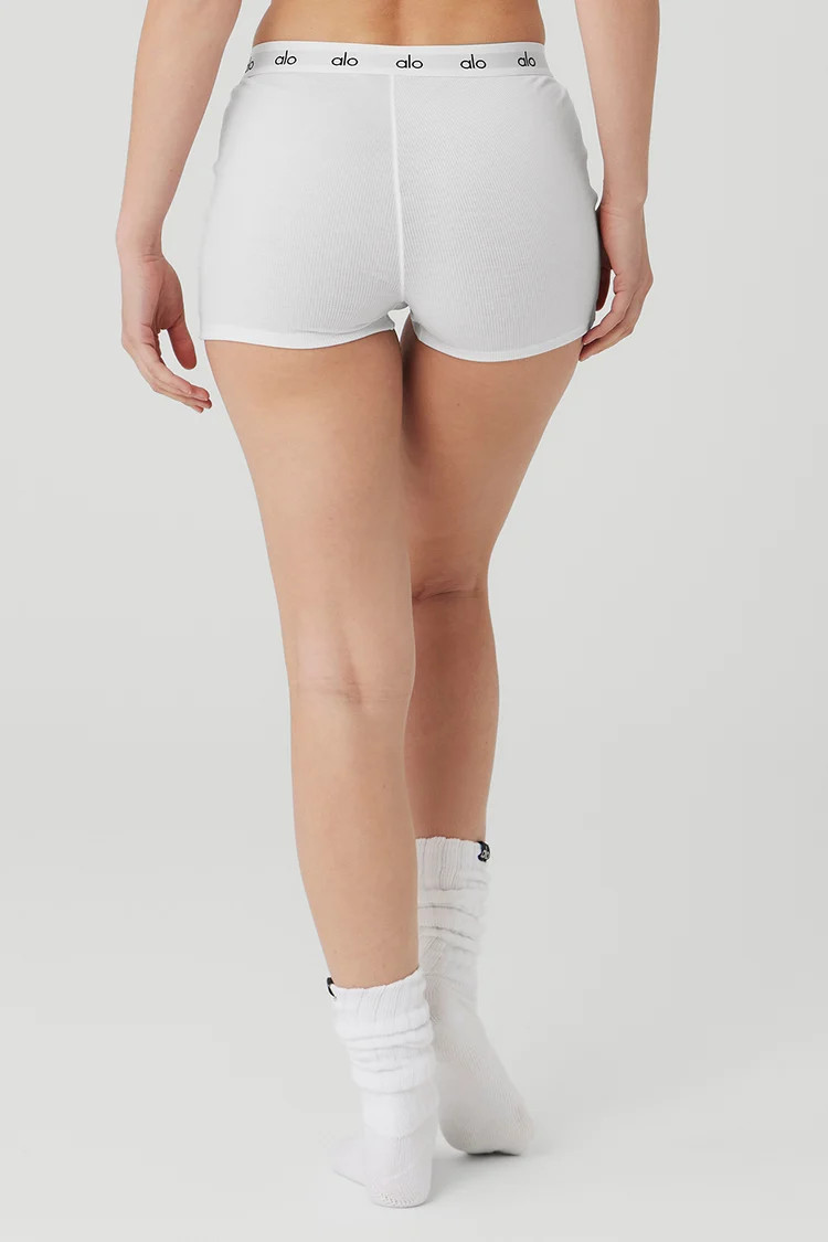Icon Ribbed Boyshort | Alo Yoga
