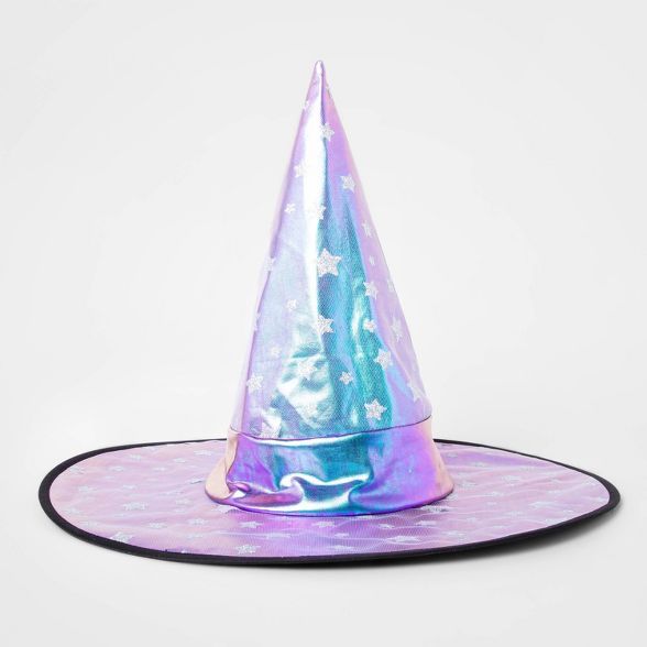 Purple and Stars Halloween Oil Slick Witch Hat  - Hyde & EEK! Boutique™ | Target