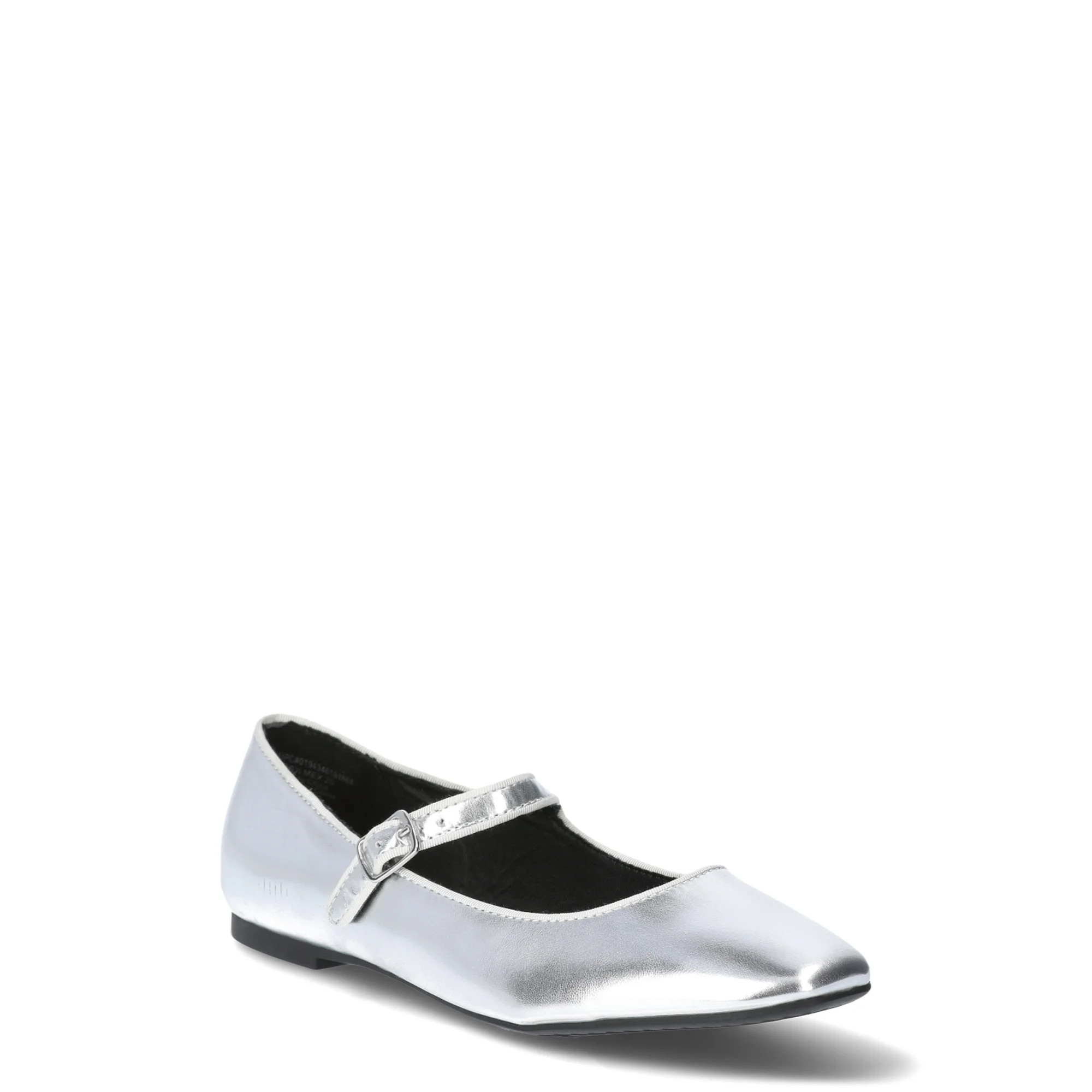 Time and Tru Women's Faux Leather Mary Jane Flats | Walmart (US)