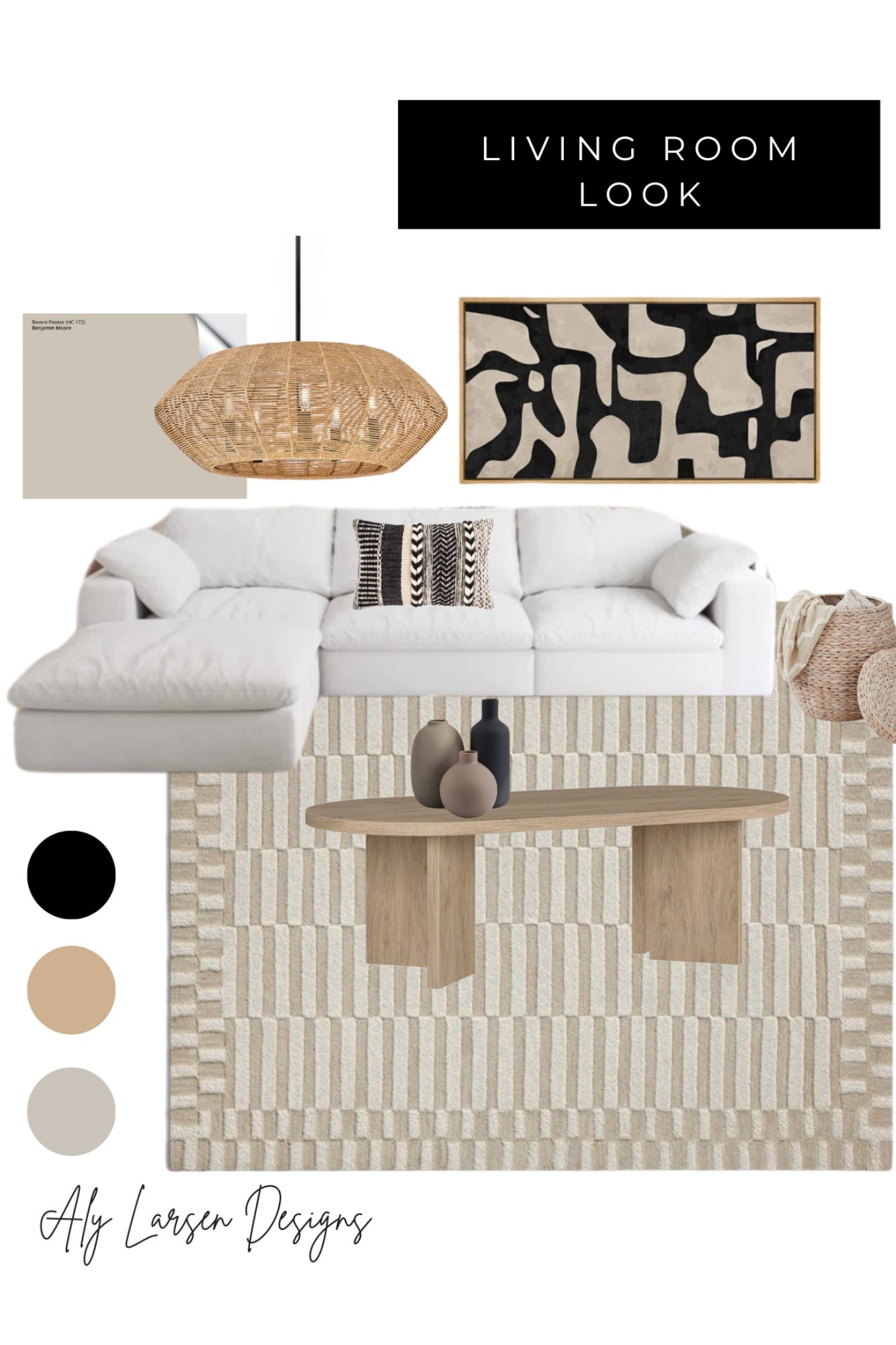 Cloud couch 
Living room mood boardd

#LTKHome #LTKStyleTip