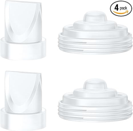 2PCS Duckbill Valves & 2PCS Diaphragm Compatible with Momcozy M5 Wearable Breast Pump, Replacemen... | Amazon (US)