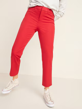 High-Waisted Pixie Straight-Leg Ankle Pants for Women | Old Navy (US)