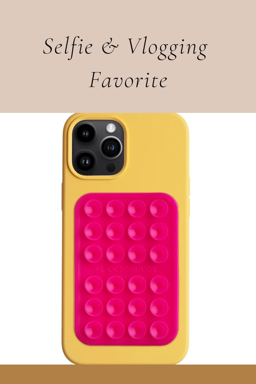 Selfie & Vlogging Favorite!
My daughter introduced me to this great product!
The grips on this stick to doors & walls quickly and easily and don’t leave marks!
It’s great for the times when you want a selfie but you don’t want to bother strangers to take it. 


#LTKstorytime #LTKHome #LTKvlog