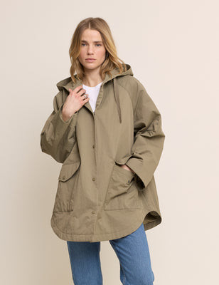 Green Festival Parka Jacket | Nobody's Child