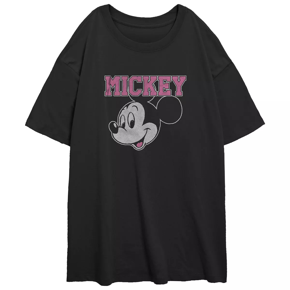 Disney's Mickey Mouse Juniors' Happy Portrait Oversized Tee | Kohl's