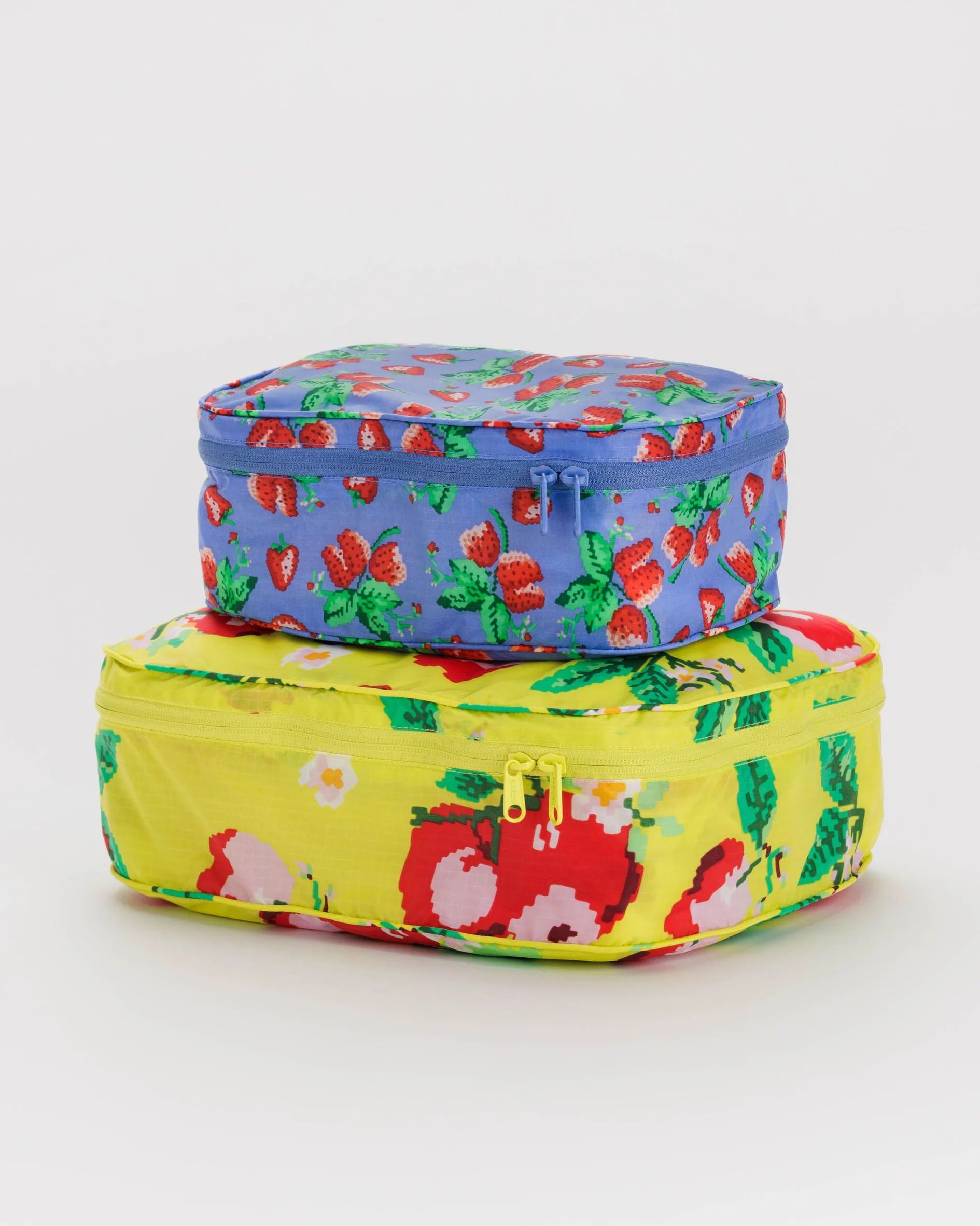 Packing Cube Set : Needlepoint Fruit - Baggu | BAGGU