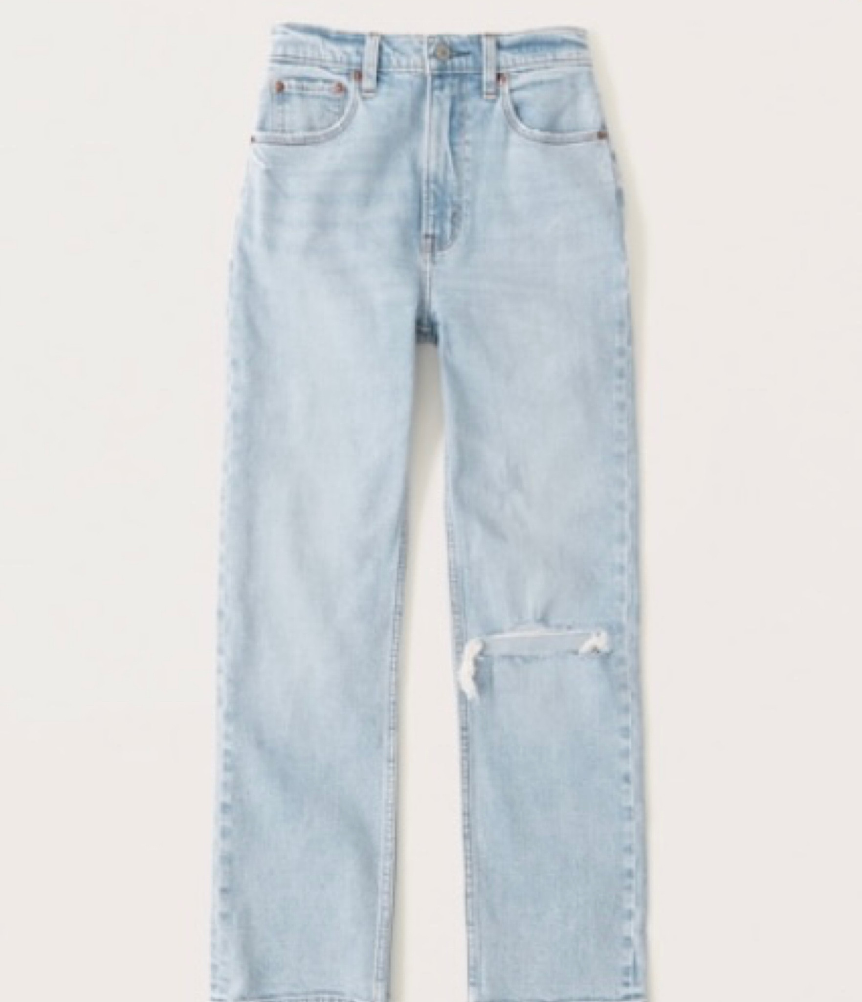 Abercrombie ultra high rise ankle straight jean!

#LTKsalealert #LTKcurves #LTKxAF