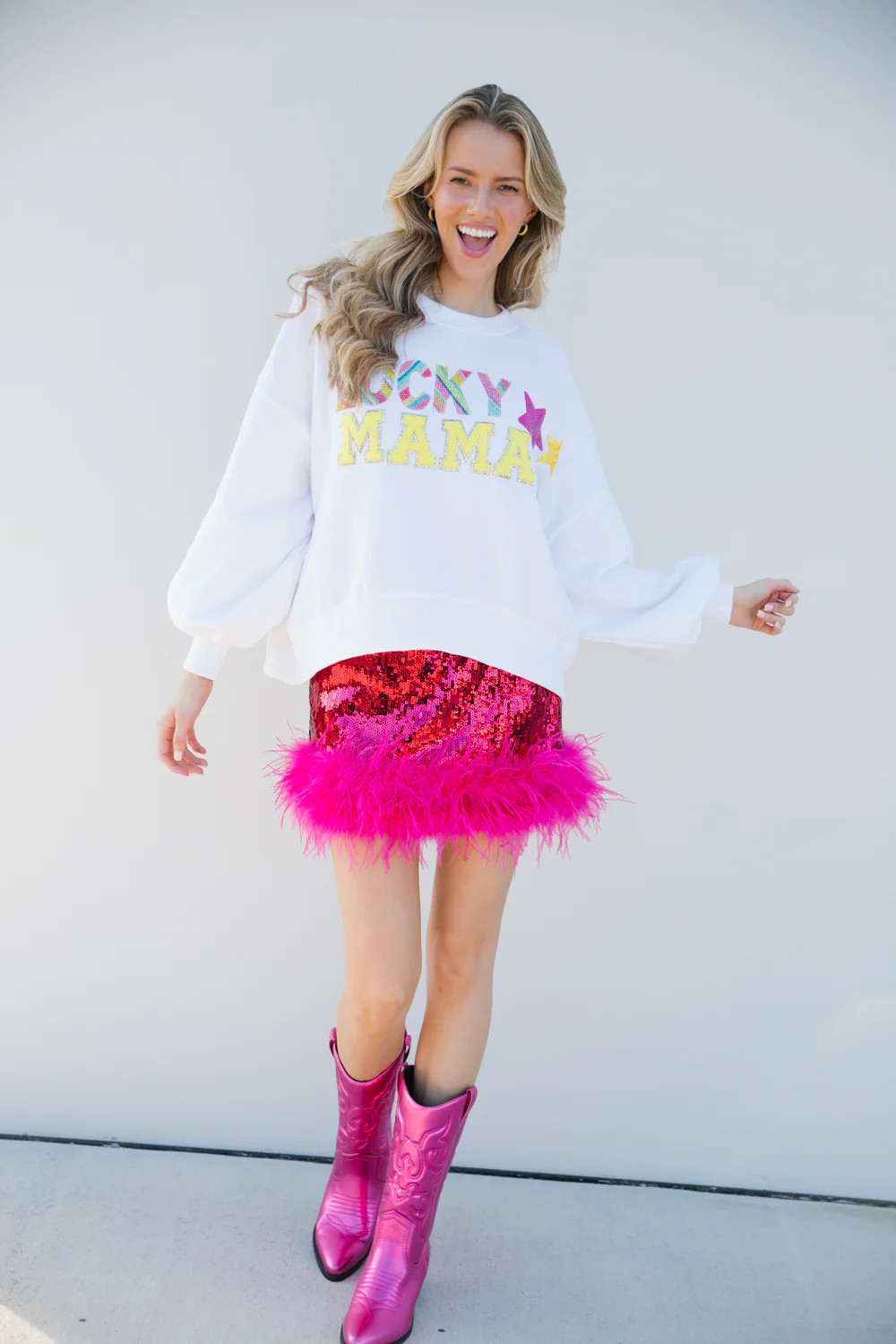 LUCKY MAMA STAR BRIGHT PULLOVER | Judith March