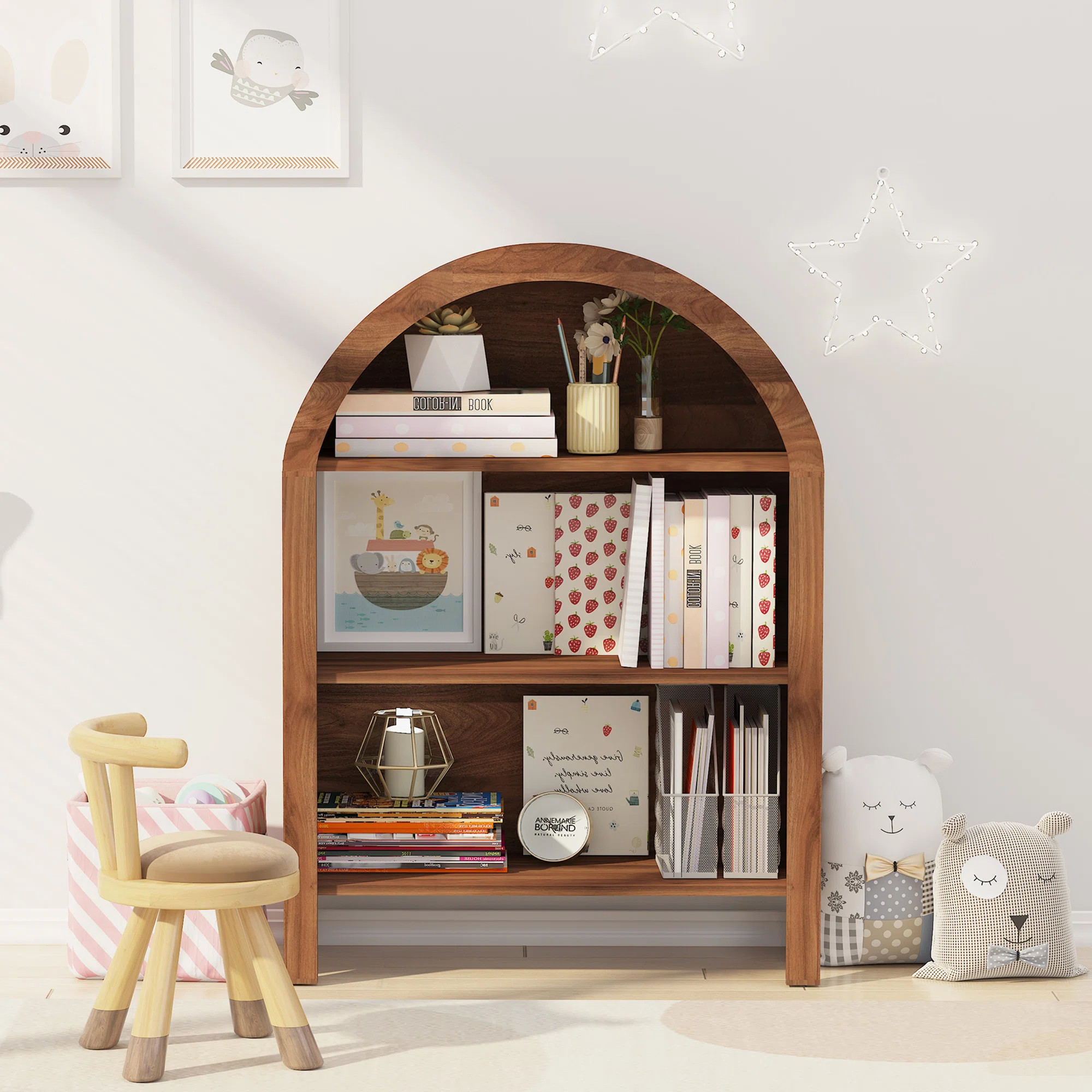 Gadskin 43.3" Arched Kids Bookcase | Wayfair North America