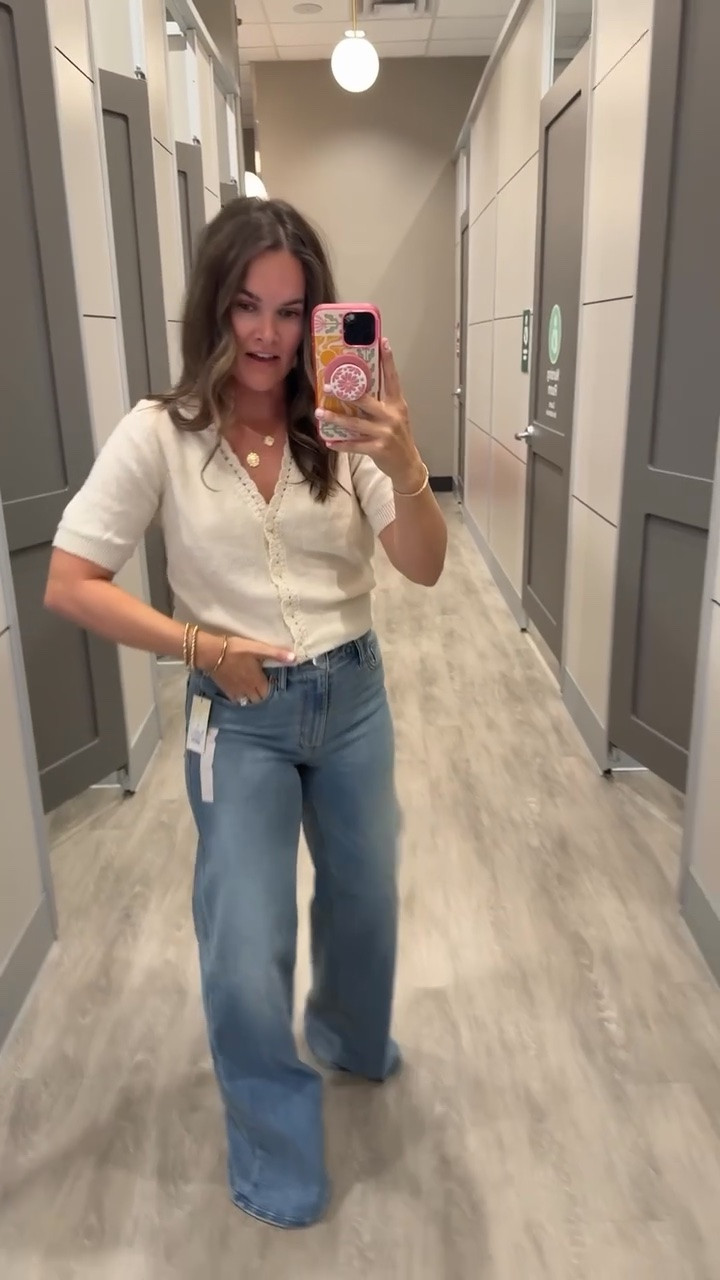 These pants remind me SO much of those viral MOTHER jeans… but with a Target price tag. The wide leg fit is so good.

Target jeans, MOTHER jeans look for less, viral jeans, wide leg jeans, Target fashion, affordable denim, designer look for less, Target denim, fall outfit, everyday jeans, Target fall finds, JulieFranks

#LTKmomlife #LTKootd #LTKgrwm
