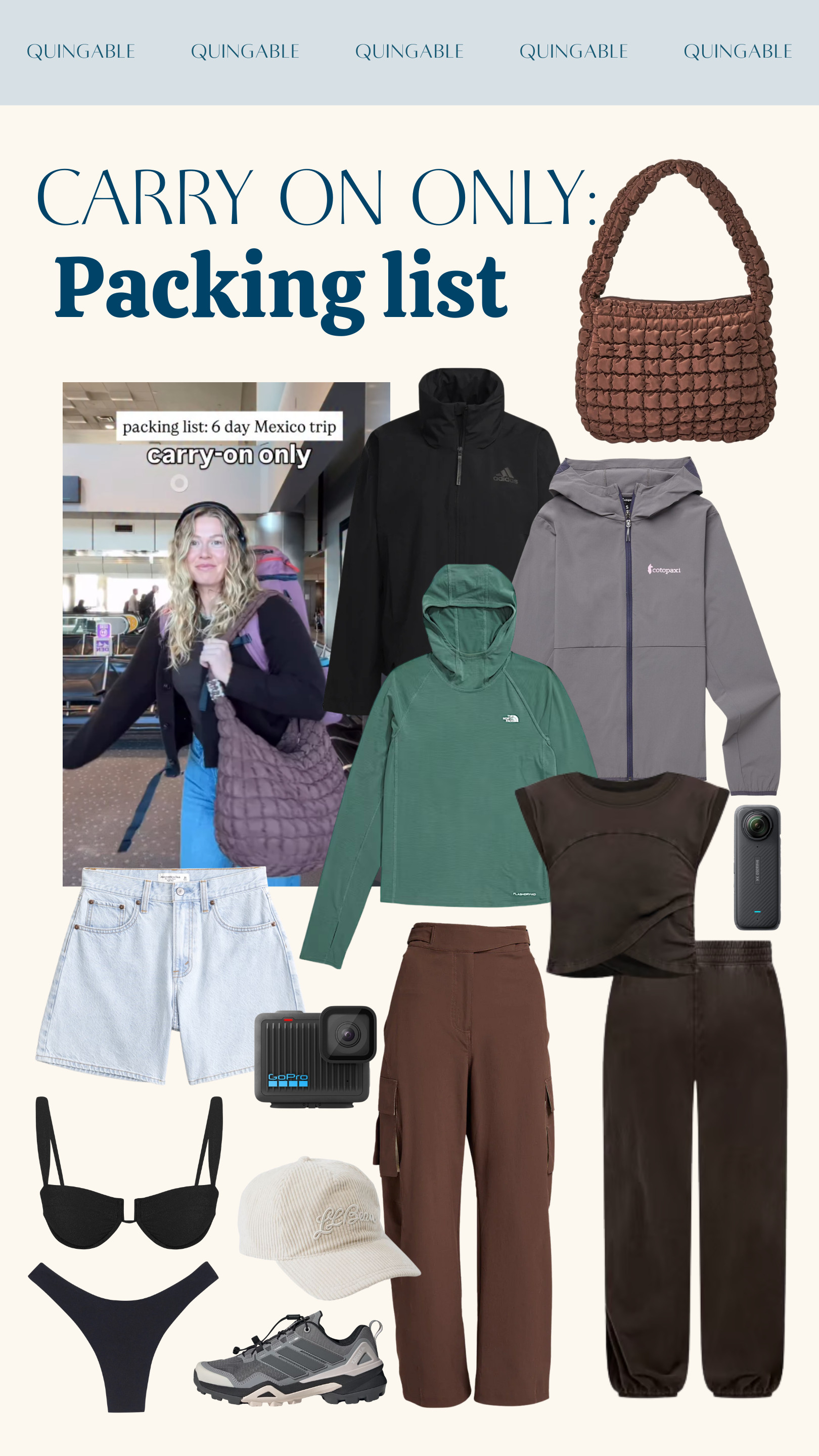 Carry-On Only Packing List! 

 #LTKSeasonal #LTKBeauty #LTKTravel
