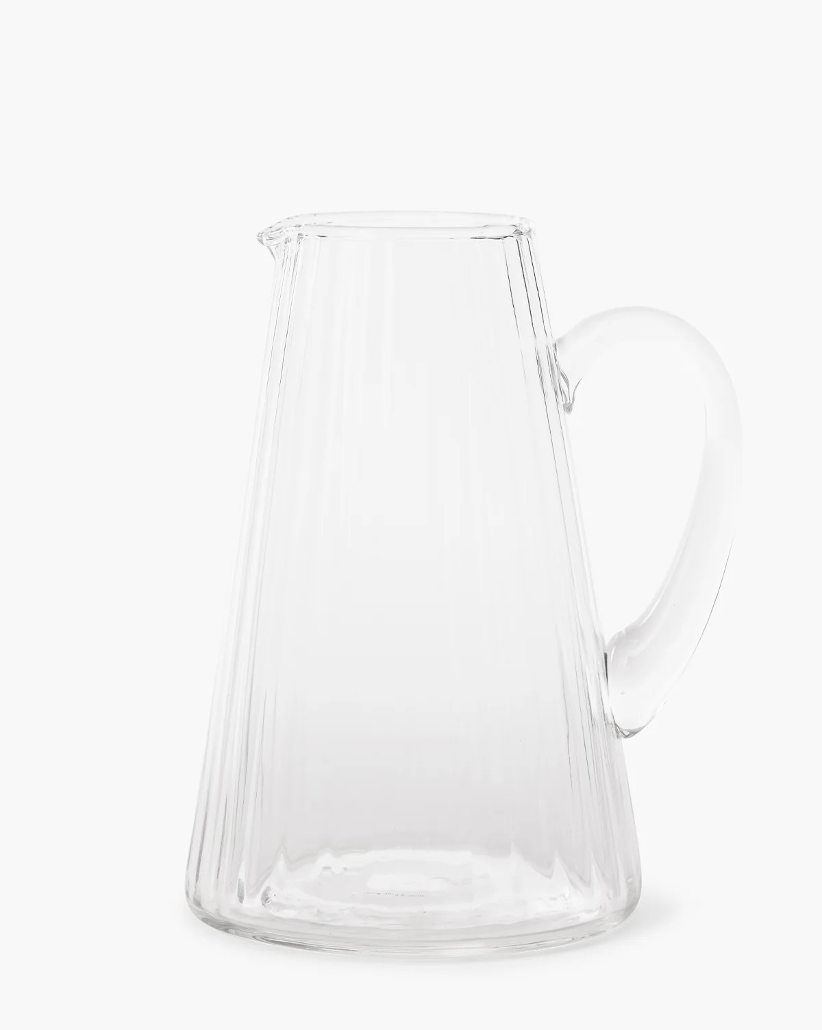 Adonis Ribbed Glass Pitcher | McGee & Co. (US)