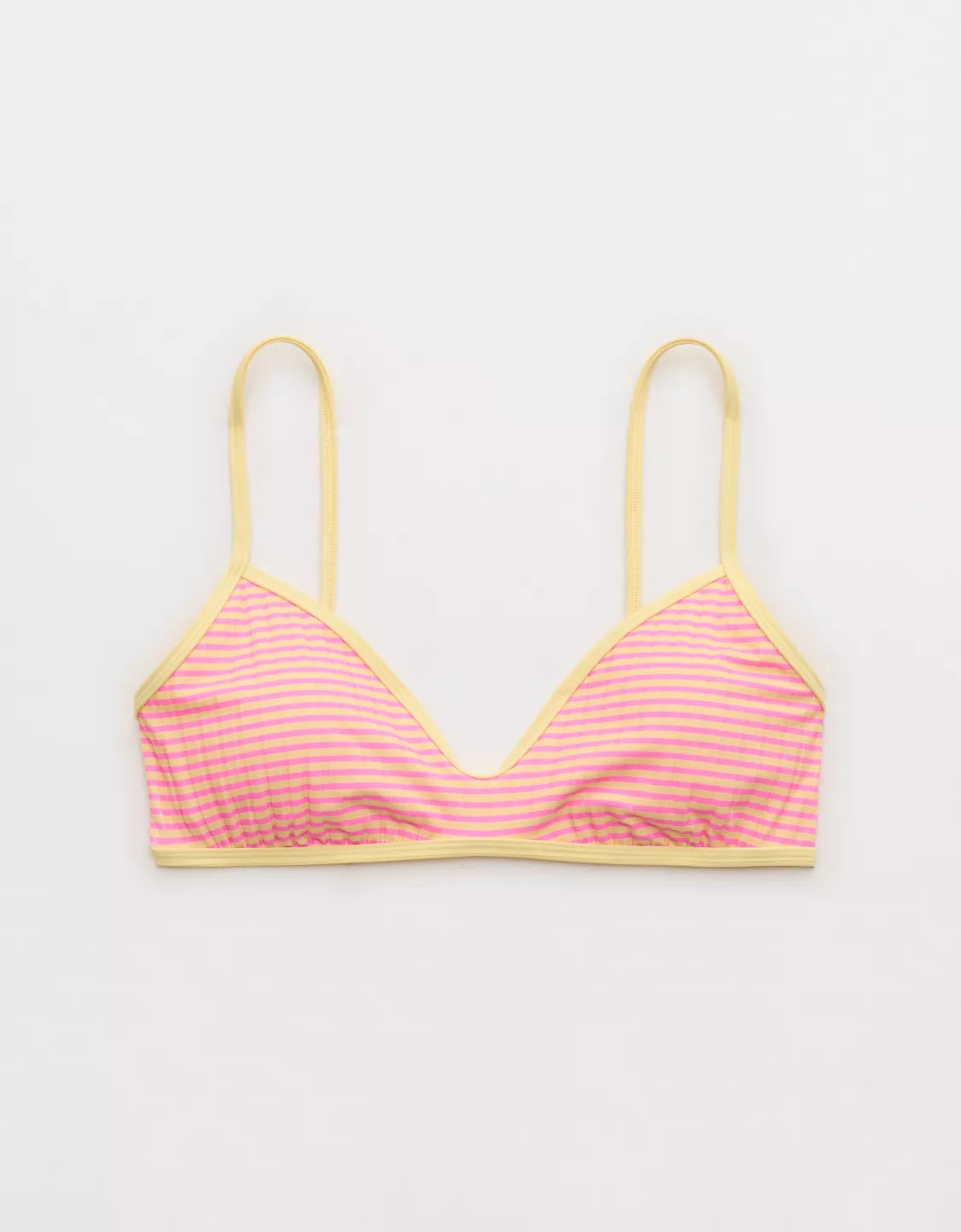 Aerie Skinny Strap Voop Ribbed Bikini Top | Aerie