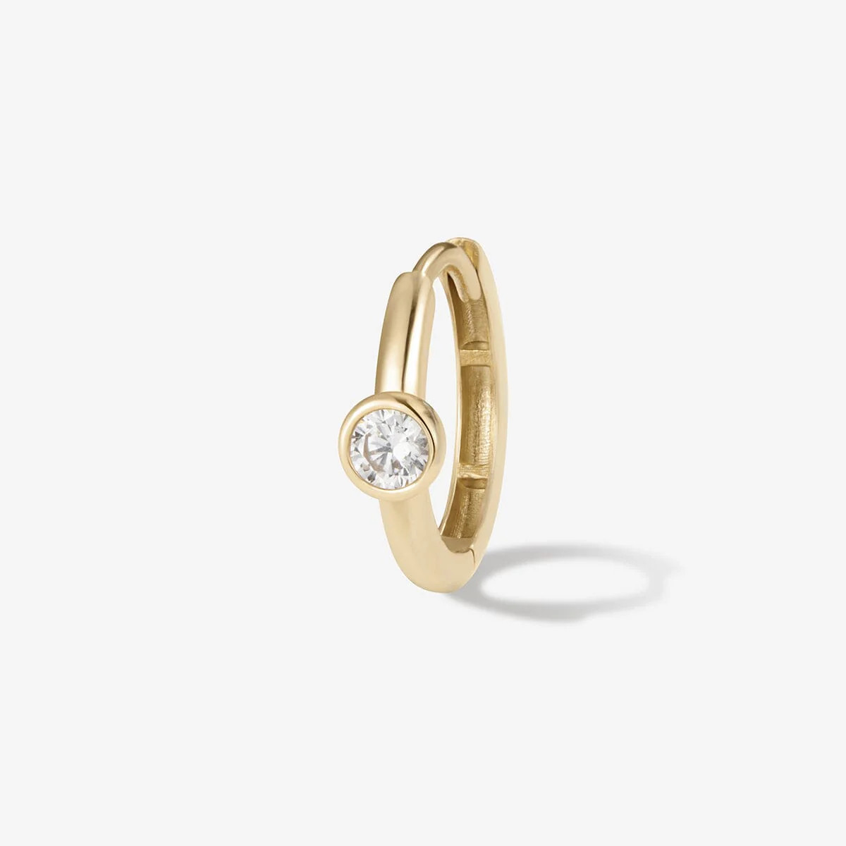 Lotto diamond hoop piercing | Adornmonde