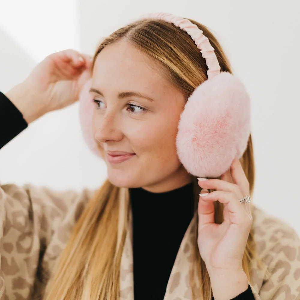 Emery Earmuffs Pink | Pretty Simple