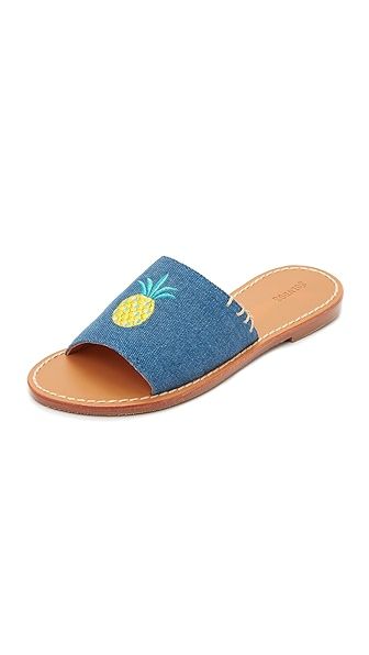 Pineapple Slide Sandals | Shopbop