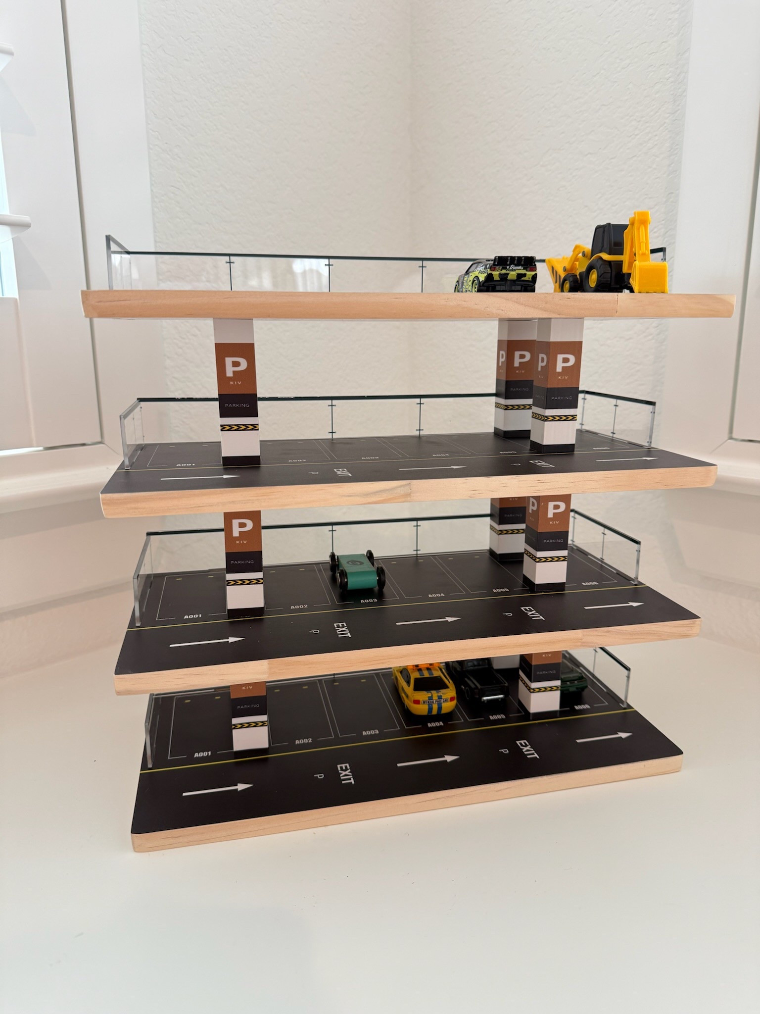 The cutest mini car storage / display!! 🚘 

Kids, boys, family, home, big boy room, parking garage, Amazon, under $50, hot wheels, matchbox, unique, gift ideas 

#LTKFamily #LTKHome #LTKKids