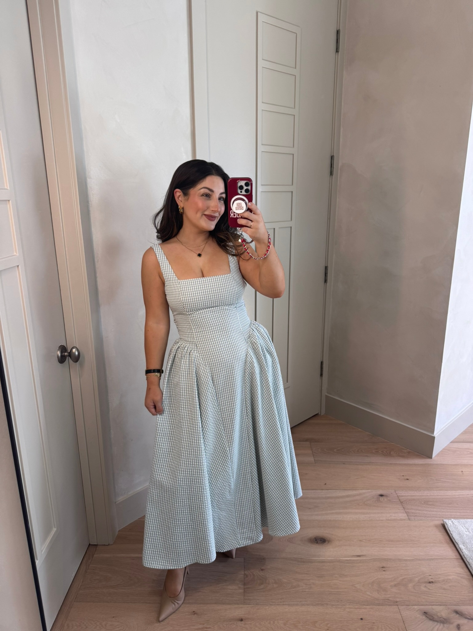 Gorgeous A-line midi dress! 

Petite friendly 
I’m 5’0” | 140 lbs 

Dress size small

#LTKootd #LTKSeasonal #LTKPetite