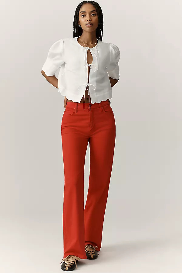 Kick It High-Rise Straight Leg Jeans | Anthropologie (US)