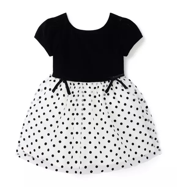 The Velvet Dot Dress | Janie and Jack