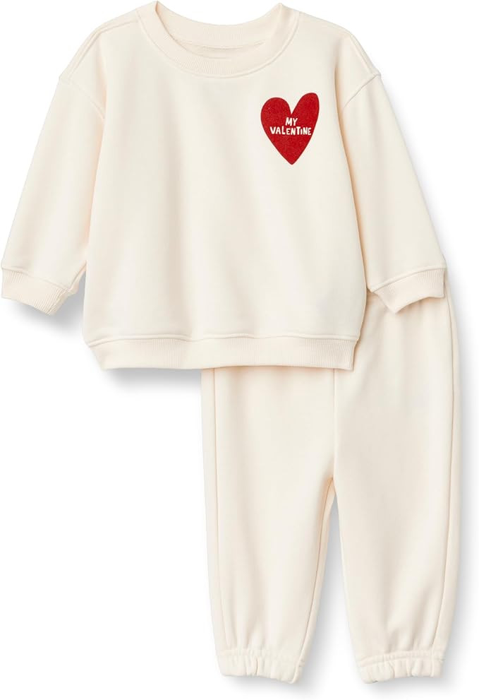 Amazon Essentials x Sofia Grainge Toddlers and Baby Boys' Sweatshirt and Sweatpant Set | Amazon (US)