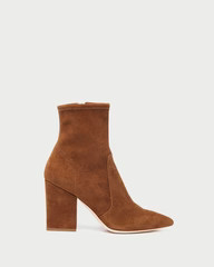 Isla Cacao Suede Ankle Bootie | Loeffler Randall