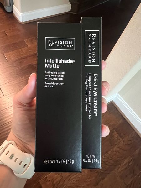 Restocked on two of my favorite skincare/makeup products from Revision. 

The eye cream is amazing. It doesn’t affect eyelash extensions if you wear them. So creamy and a little goes a long way!

The intellishade is a tinted moisturizer with SPF. It’s light to medium coverage and does not settle in fine lines in my experience. It’s basically skincare acting as makeup. I love it!

If you are a new customer on the revision site you can usually sign up for their newsletter and get a free gift! 

#LTKbeauty #LTKFind