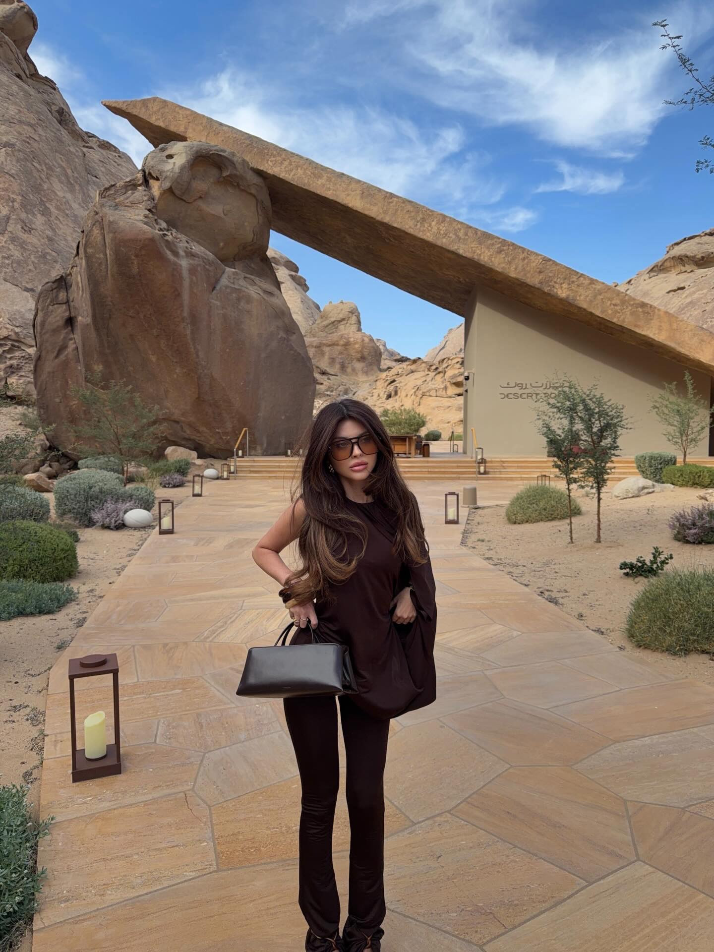 In my happy era ✨🫣 

Comment “brown” for outfit 🔗 
Outfit @revolve Ad 
@desertrockresort