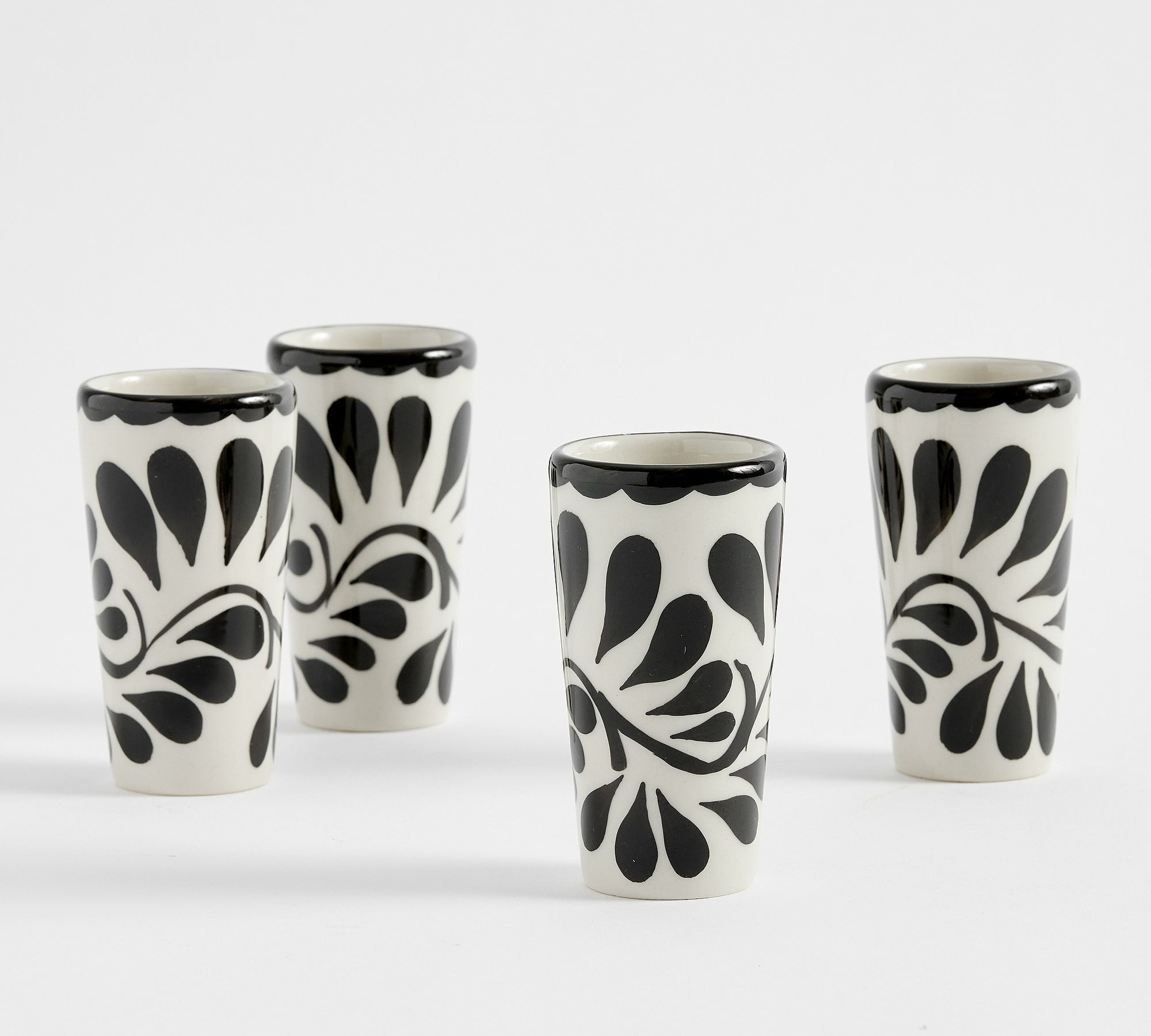 Puebla Porcelain Shot Glasses - Set of 4 | Pottery Barn (US)